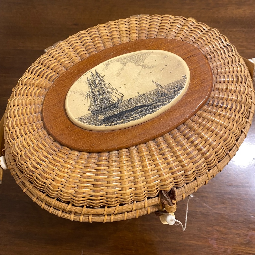Nantucket basket purse